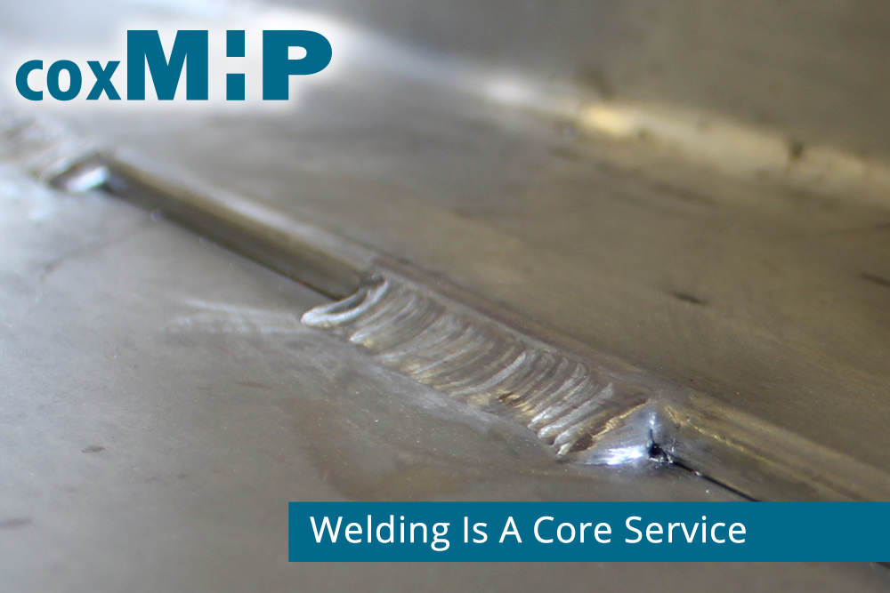 Welding is a core service used by CoxMHP to contract manufacture parts and equipment..